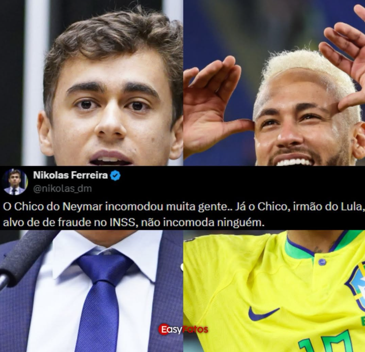Dois pesos e duas medidas? O silêncio sobre o INSS e o barulho contra Neymar
