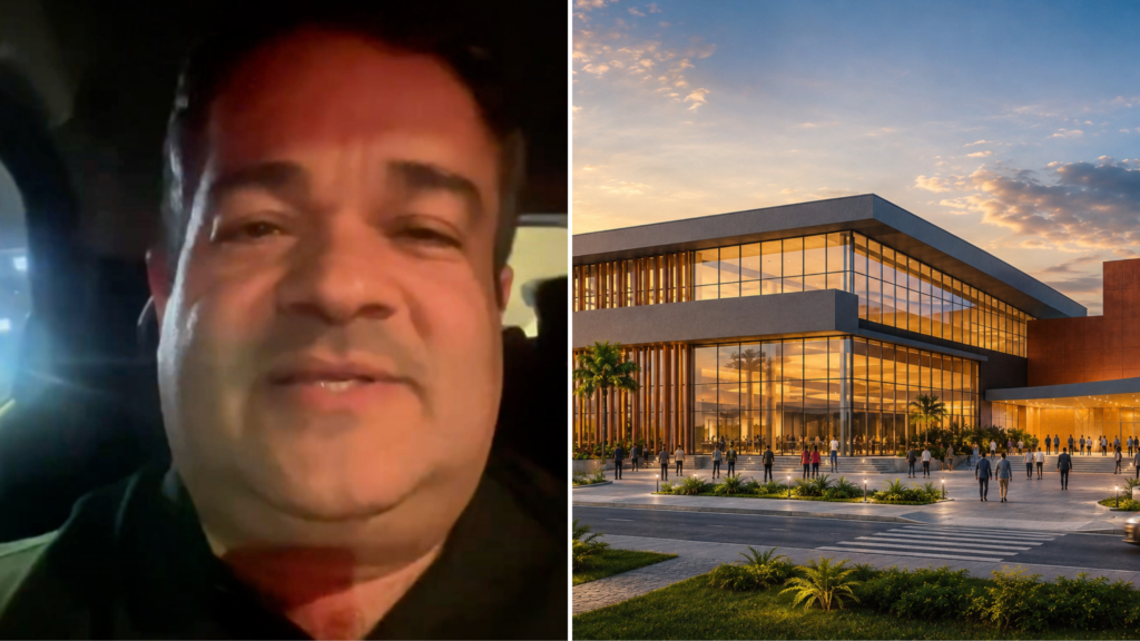 Presidente da Câmara celebra anúncio de Centro de Convenções e teatro em Vitória da Conquista