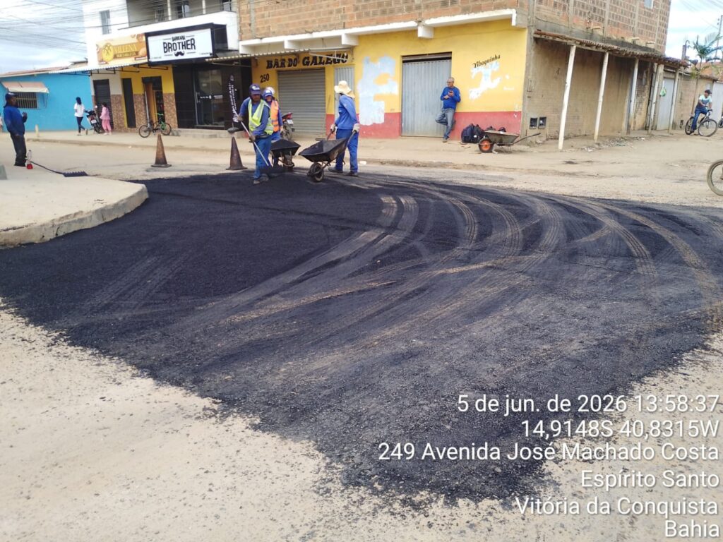 Emurc intensifica operação tapa-buraco no Vila Elisa e avança com pavimentação no Vila América