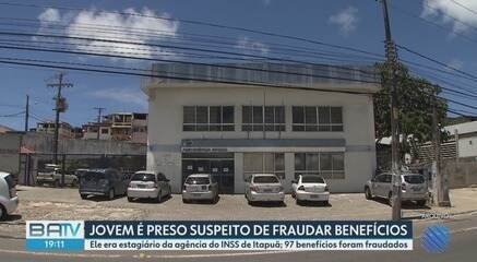 Estagiário do INSS é preso em Salvador por suspeita de fraude em benefícios