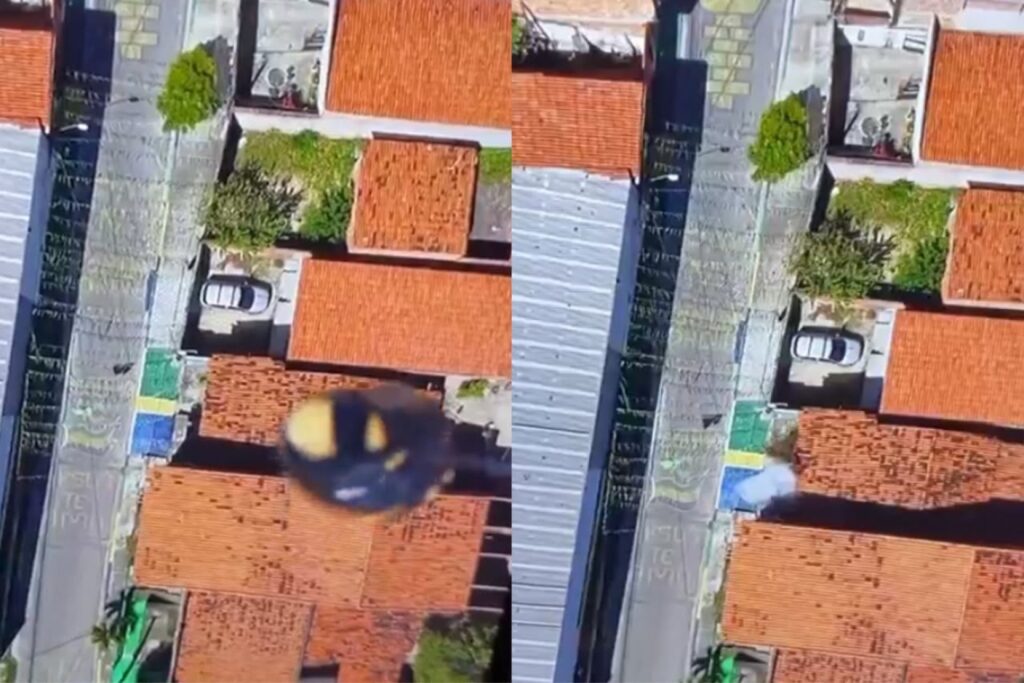Drone usado por facção para lançar explosivo em Fortaleza durante disputa territorial
