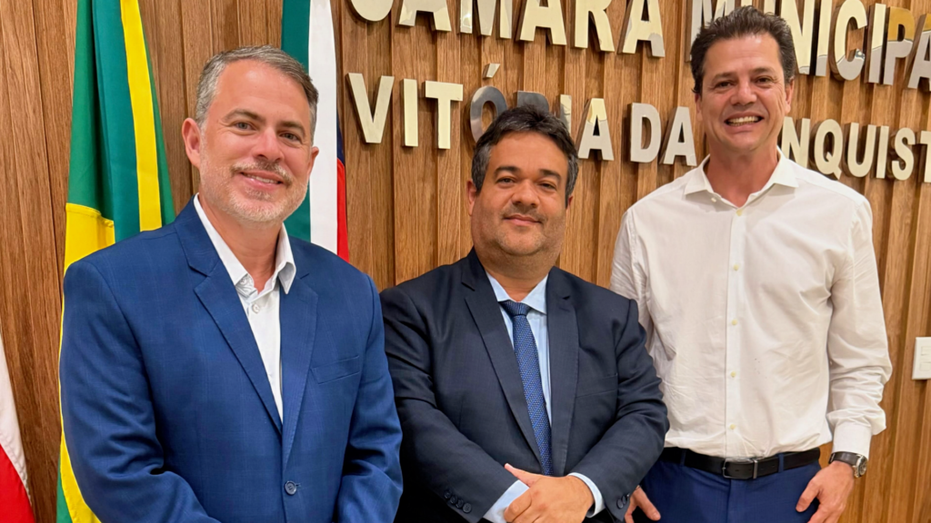 Ivan Cordeiro promove diálogo institucional com Dr. Alan e Edivaldo Júnior