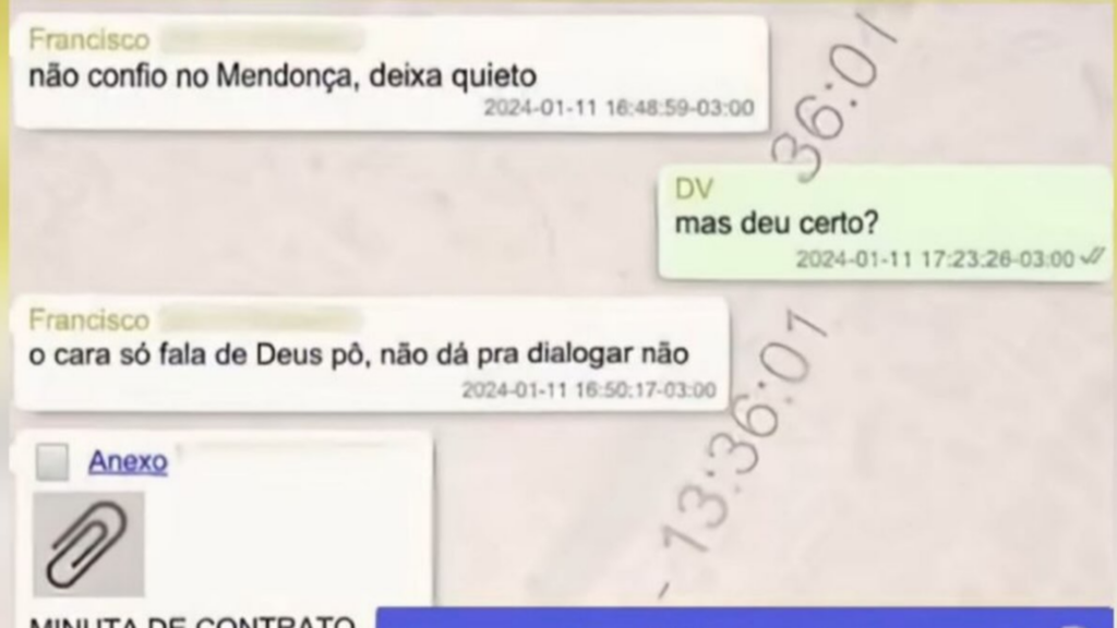 “Só fala de Deus” e “não dá pra dialogar”: mensagens de Vorcaro citam André Mendonça
