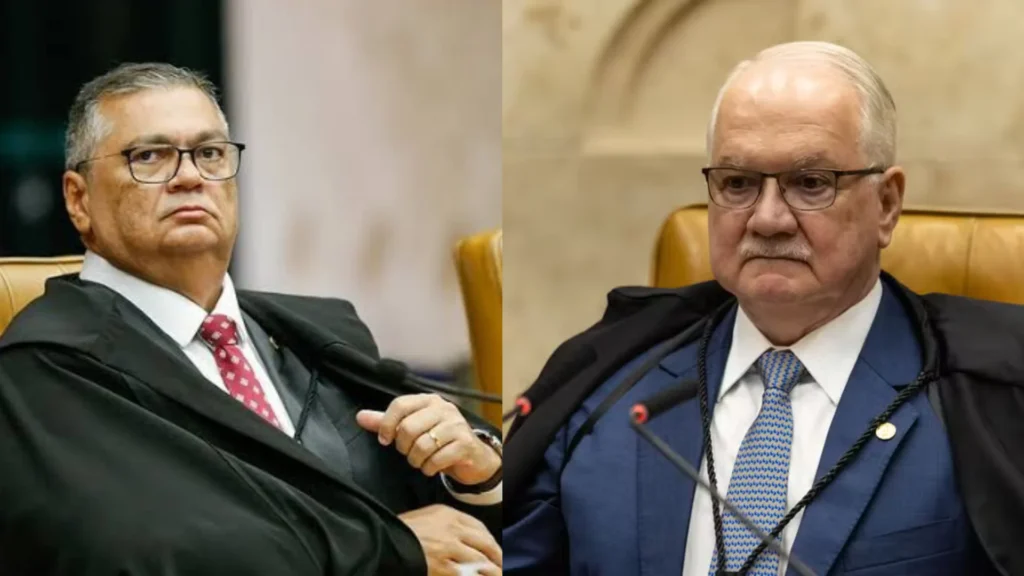Fachin e Dino batem boca durante julgamento no STF envolvendo Moraes