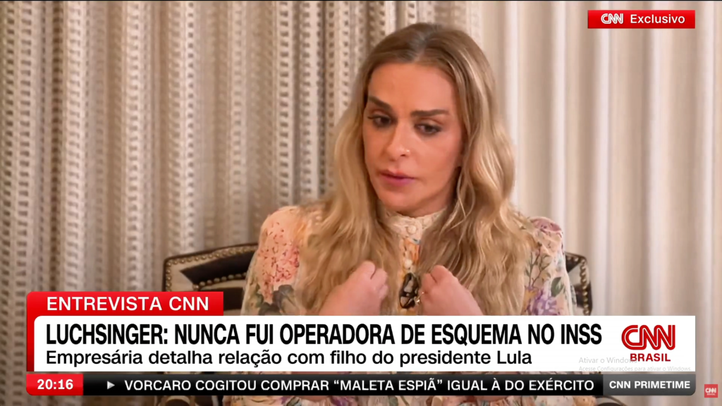 Roberta Luchsinger diz que Lulinha esteve com ministros e rebate Lula na CNN