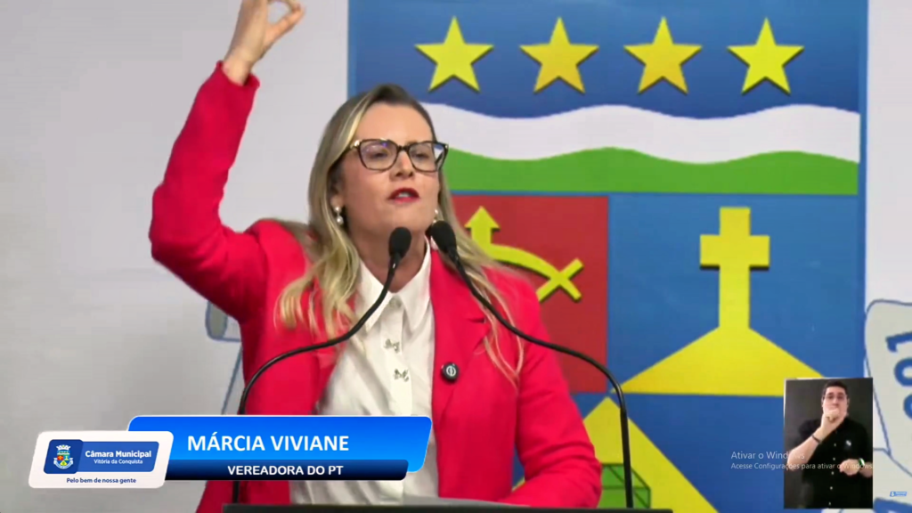 “2028 vem aí”: Márcia Viviane fala em candidatura do PT e Luciano Gomes diz que vereadora falou como futura prefeita